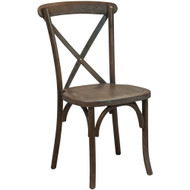 X-Back Chair | Dark Driftwood | Cross Back Chairs