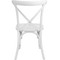 X-Back Chair | White Resin | Cross Back Chairs