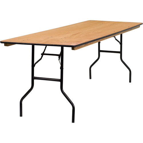 Banquet Tables | 8 Foot Folding Table | Wood Folding Table