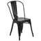 Tolix Chair | Black Finish | Stackable Chair