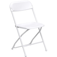 Plastic Folding Chairs | White Foldable Chairs