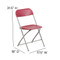 Plastic Folding Chairs | Red Foldable Chairs