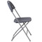 Lightweight Gray Fan Back Plastic Folding Chairs | Foldable Chairs