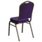 Banquet Chairs | Purple Fabric | Stackable Chairs