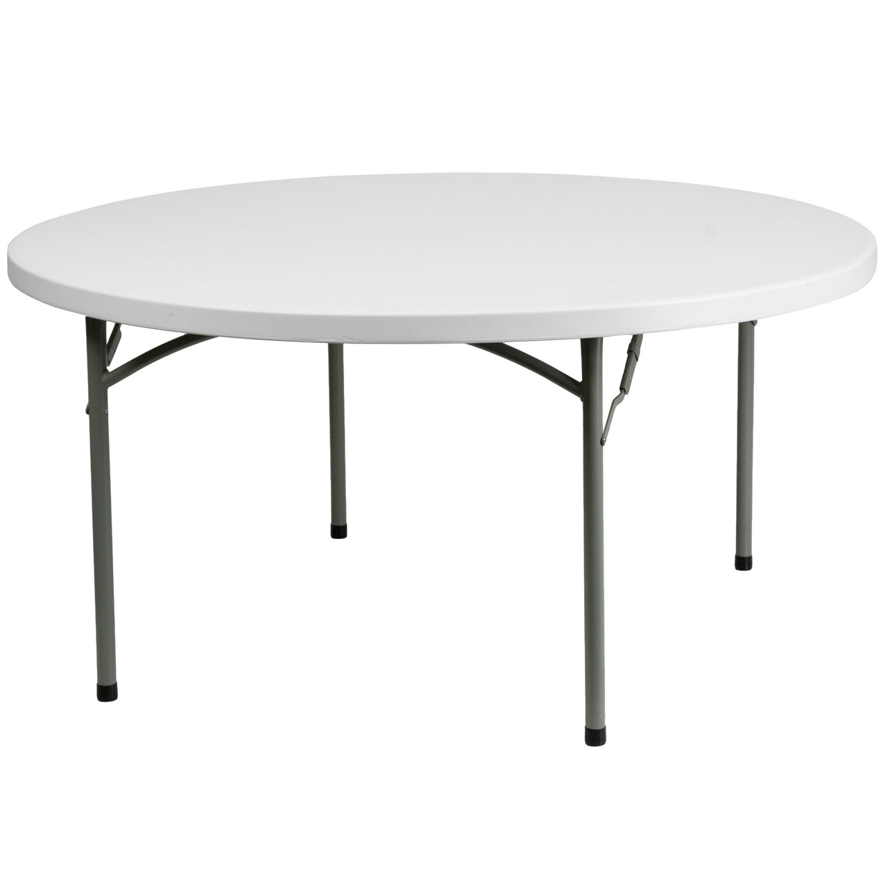 5 Ft Round Plastic Folding Banquet Table Folding Tables