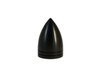 Billet Air Cleaner Nut 1" Diameter Bullet; Black Anodized - All American Billet ACNB100-B