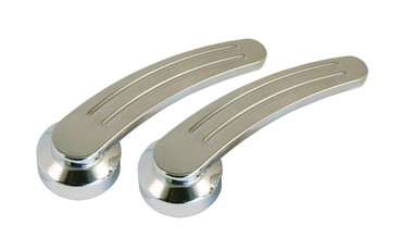 GM Truck Up To 1948 Door Handle - Ball Milled (Pair) - Polished Finish - All American Billet DH-BM-P-1