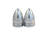 Billet Wiper Post Covers - Small, Bullet Style; Polished Finish - All American Billet WWPCB1-P