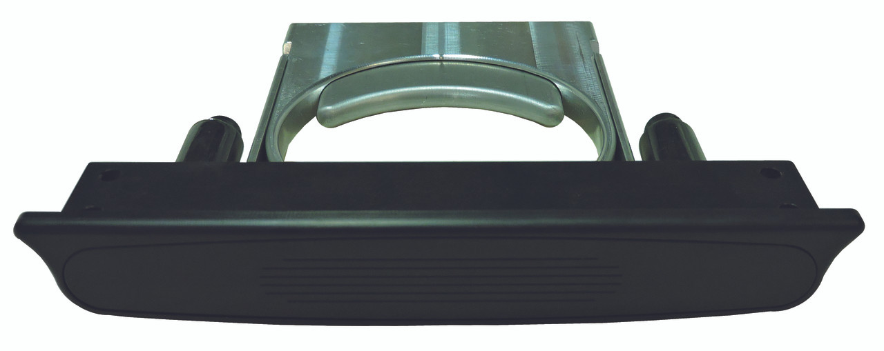 Billet Under Dash Cup Holder; Black Anodized All American Billet
