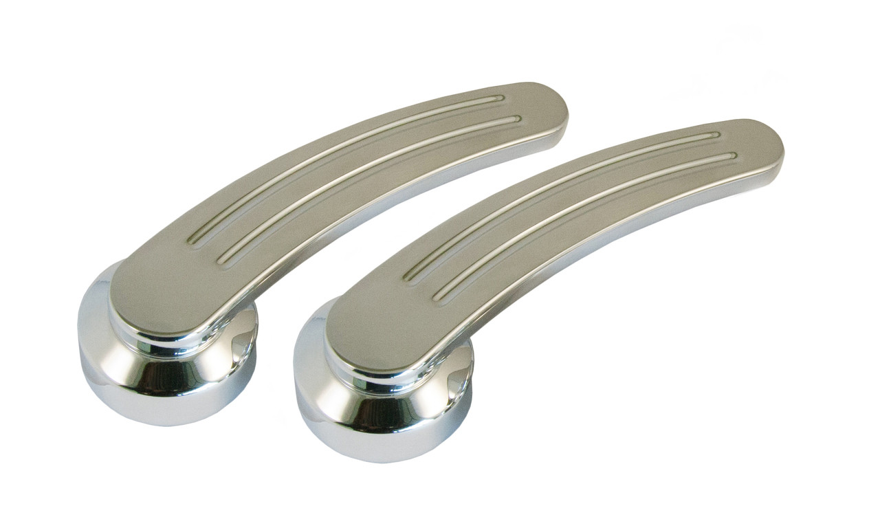 Ball Milled Door Handles Pair For Ford Cars To 1948 Ford