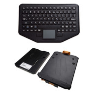 DISCONTINUED 1/8/19 PKG-KB-112* - Compact Rugged In-Vehicle Keyboard and Havis Keyboard Mounting Plate