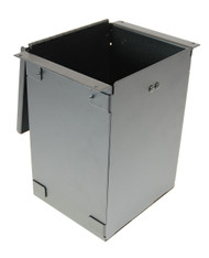 C-AP-0695-L* - 6" Accessory Pocket W/Hinged Lid & Lock, 9.5" Deep