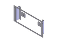 C-EB40-INT-1P* - 1-Piece Equipment Mounting Bracket, 4" Mounting Space, Fits Misc. D&R Wireless Advanced Intimidator