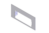C-EB40-MGC-1P-CA* - 1-Piece Equipment Mounting Bracket, 4" Mounting Space, Fits Whelen sirens