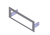 C-EB30-PSP-1P* - 1-Piece Equipment Mounting Bracket, 3" Mounting Space, Fits MA/Com 803 Radio