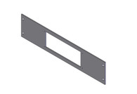C-EB20-U50-1P* - 1-Piece Equipment Mounting Bracket, 2" Mounting Space Fits Unitrol 4000, 5000
