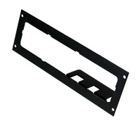 C-EB30-F50-1P - 1-Piece Equipment Mounting Bracket, 3" Mounting Space, Fits Ford F-Series OEM Dash Switch & Trailer