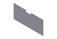 C-EB40-227-1P - 1-Piece Equipment Mounting Bracket, 4" Mounting Space, Fits Whelen WS227AE