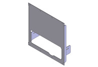 C-EB85-HSO2-1P - 1-Piece Equipment Mounting Bracket, 8.5" Mounting Space