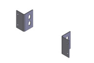 C-EB20-CST - 2-Piece Equipment Mounting Bracket, 2" Mounting Space, Fits Crouch Syntor