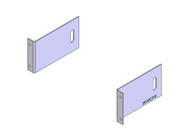 C-EB25-MC3 - 2-Piece Equipment Mounting Bracket, 2.5" Mounting Space, Fits Motorola MCS 2000