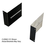 C-EB40-000, Bracket, Equipment bracket, 2 Piece, 4" Mounting space, 0.00" Bend, See Specification,