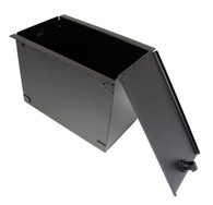 C-AP-1395-L - 13" Accessory Pocket W/Hinged Lid & Lock, 9.5" Deep