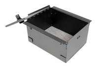 C-AP-0945-L - 9" Accessory Pocket W/Hinged Lid & Lock, 4.5"Deep