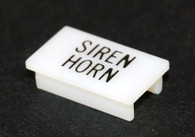 C-LABEL-NS - White Switch Label W/Custom Black Imprint