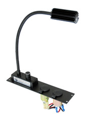 C-ML-LP2 -  *DISCONTINUED* Internal Console Mount, 2" Plate, 2 Lighter Plug Outlets, 1 Map Light