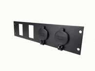 C-LP2-PS2 - *DISCONTINUED*(USE P/N C-LP2-BL3) 2 Lighter Plug Outlet W/ 2 Switch Cut Outs