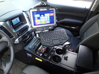 C-VS-1013-TAH-1-H - *DISCONTINUED* 2015-2016 Chevrolet Tahoe Police Pursuit Vehicle  Specific 23" Console