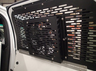 WGI-F18-6-FAN, 2013-2015 Ford Intercepter Utility K9 Transport Passenger side window guard fan mount Option