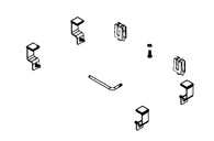 UT-1004-KIT - Expansion Lug Kit for Added Width of Universal Rugged Cradle (UT-1001)