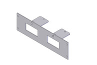 C-EB25-KVM-1P* - 1-Piece Equipment Mounting Bracket, 2.5" Mounting Space, Fits Kussmaul Engine Idler & Voltage Monito