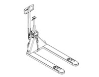 C-MH-2002* - Crown Pallet Jack Pole Mount for Convertible Laptop or Tablet