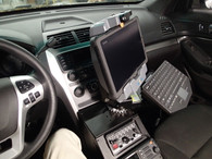 C-VS-0800-INUT-1 - 2013-2019 Ford Interceptor Utility police Vehicle specific Angled console