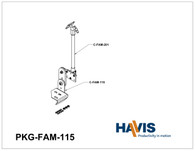 PKG-FAM-115* - Flex Arm Package Including Flex Arm And Mount For 2013-2019 Ford Transit