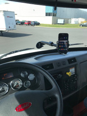 PKG-WIN-102* - Telescoping Universal Rugged Phone Cradle & Industrial Strength Suction Cup Mount