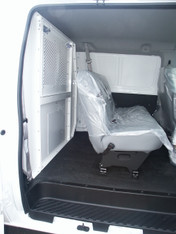 PT-F02-80-1* - DISCONTINUED -- Prisoner Transport Insert For 1997-2014 Ford E-Series Extended Length 138" WB Cargo