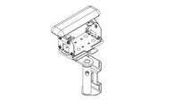 C-ARPB-133 - Printek Mobile FieldPro arm rest Printer Bracket: Side Mounted Pedestal