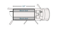 PT-F05-120-1 - Prisoner Transport Insert For 2015-2018 Ford Transit Low Roof long length 148" WB Cargo van