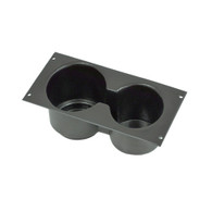 425-3704 ABS Dual Cup Holder Faceplate Mount (4")