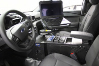 C-HDM-222 Internal Pole Mount for 2020 Ford Interceptor Utility Flat Console