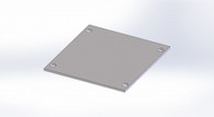 C-FPW-35 3-1/2" Filler Plate for Wide VSW Consoles*