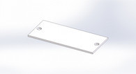 C-FPW-05 - 1/2" Filler Plate for Wide VSW Consoles