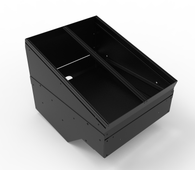 C-VSD-2300-FL1-H - Vehicle-Specific 23″ Double Width Console For 2004-2024 Freightliner With 46″ Of Enclosed Space*