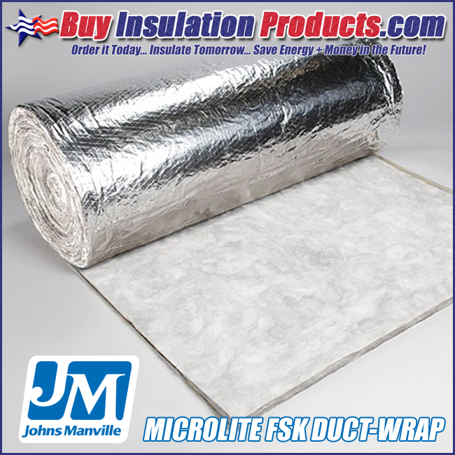 Fiberglass Duct Wrap FSK Duct Wrap Insulation