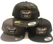 TRUMP 2020 - PRESIDENT DONALD TRUMP - 2020 ELECTION - Yupoong Flatbill Snapback Ball Cap / Hat