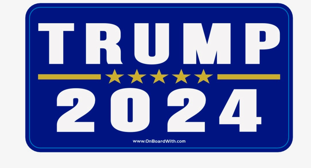 trump 2024 sticker
